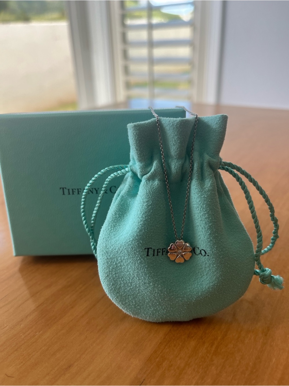 Tiffany & Co. Paloma Picasso Silver Crown of Hearts Diamond Necklace